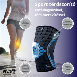 OrtoCare sport térdszorító patella gyűrűvel S